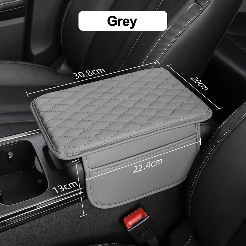 DriveEase™ Premium Car Armrest Pad with Tissue Box GETSPO