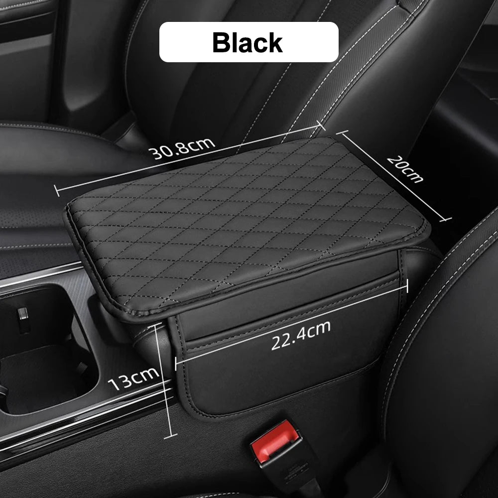 DriveEase™ Premium Car Armrest Pad with Tissue Box GETSPO